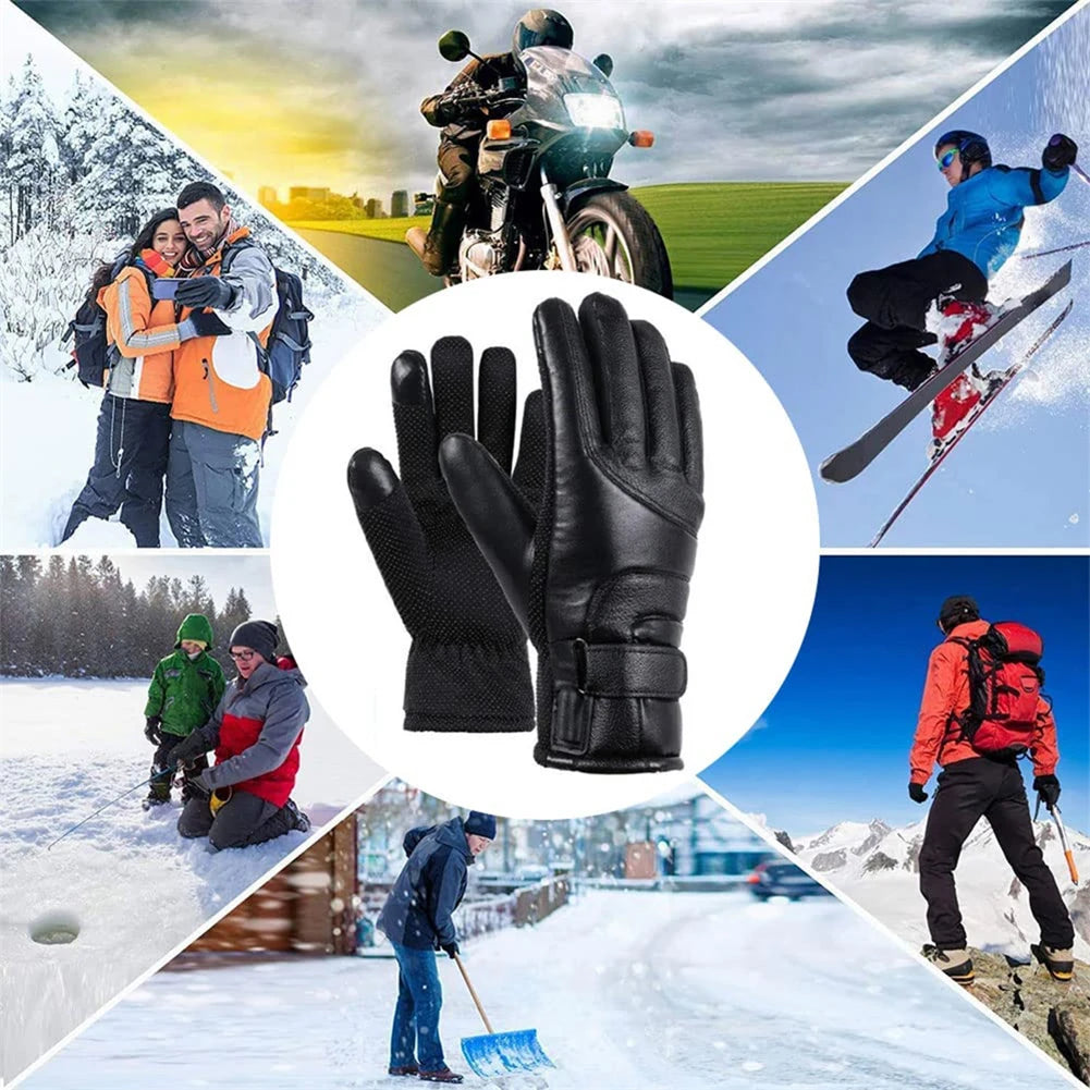 Thermal Windproof Bike Gloves 12V. - Heidi Ho Your Wellness Pro