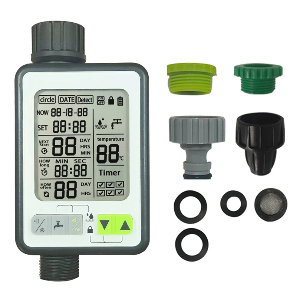 Garden Irrigation Water Timer with Rain Delay - Heidi Ho Your Wellness Pro