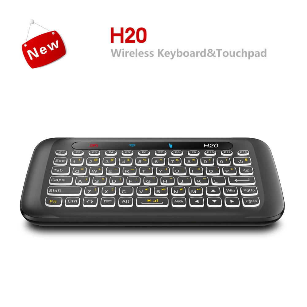 H20 Mini Full Touch Screen 2.4GHz Air Mouse - Heidi Ho Your Wellness Pro