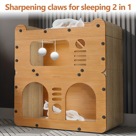 Deluxe Cat Scratching Board Cat Nest