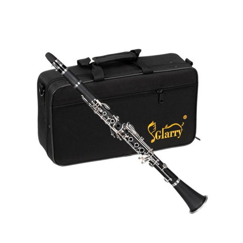 17 Keys Flat B Black Clarinet with Two Mouthpieces