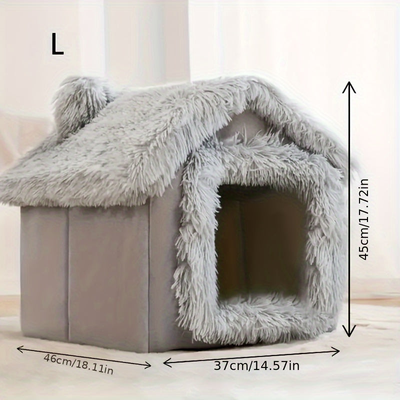 1pc Cozy Pet House Bed - Heidi Ho Your Wellness Pro