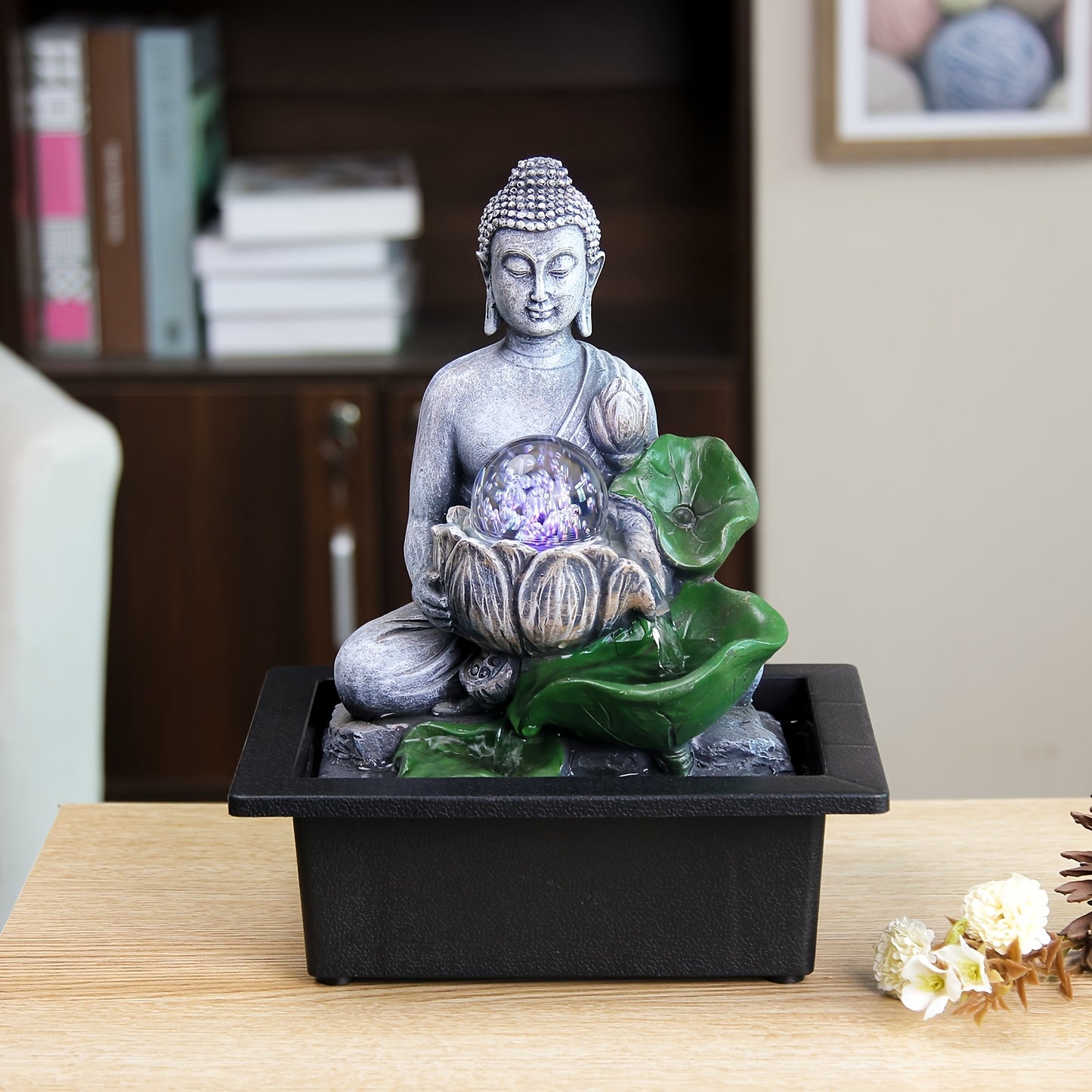 1pc USB Powered Buddha Tabletop Fountain