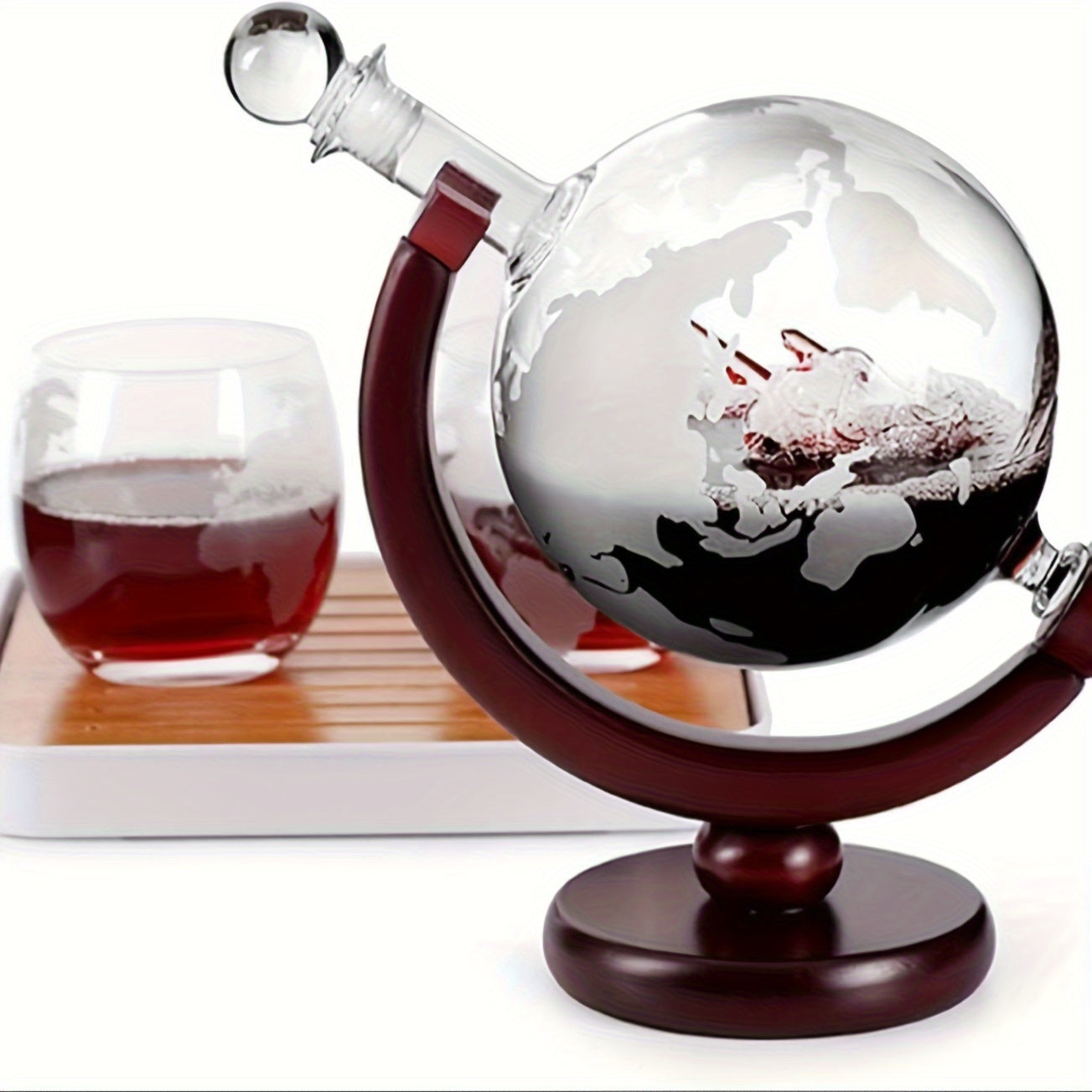 1000ML Whiskey Globe Decanter Set