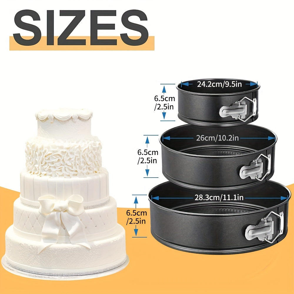 3-Piece Cake Pan Set