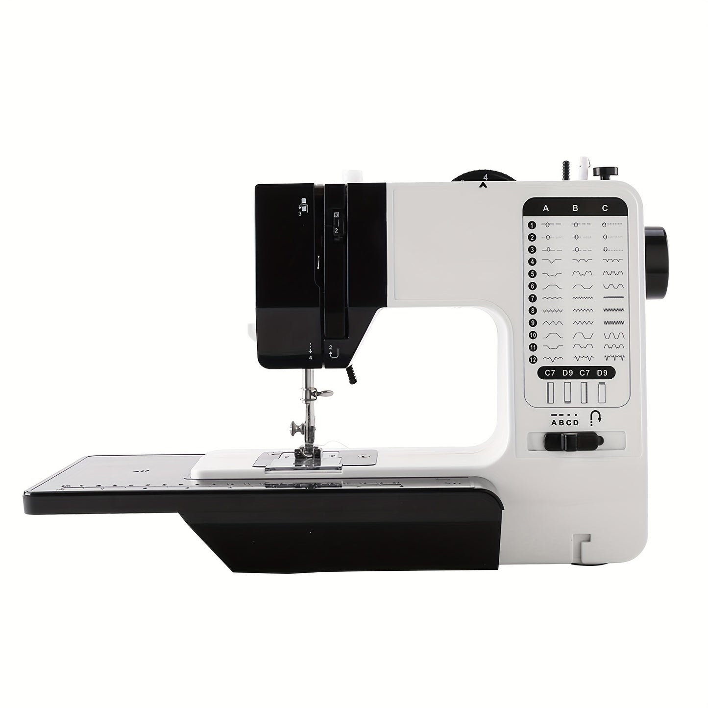 Mini 12 Stitches Double Thread Sewing Machine