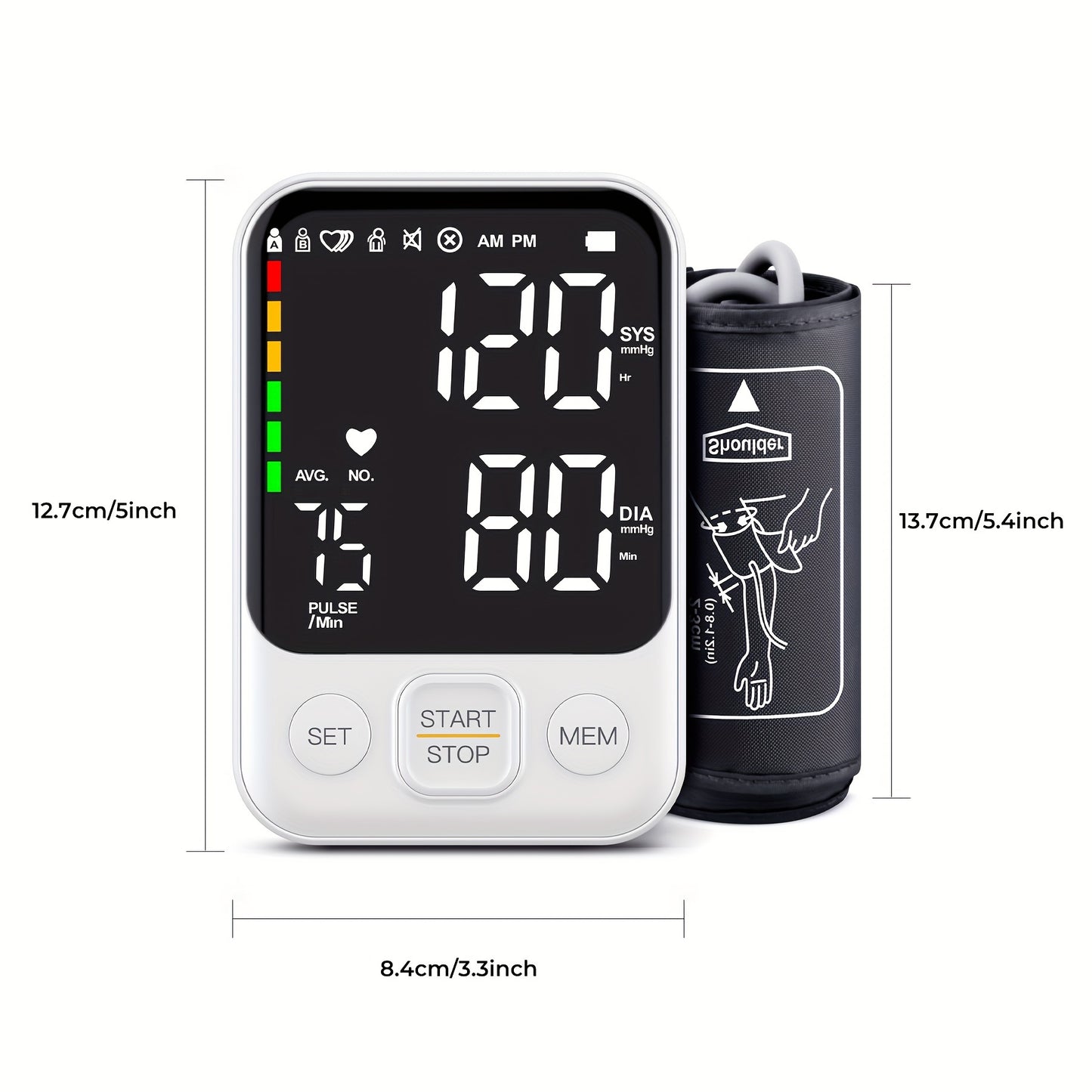 Blood Pressure Monitor Accurate Digital