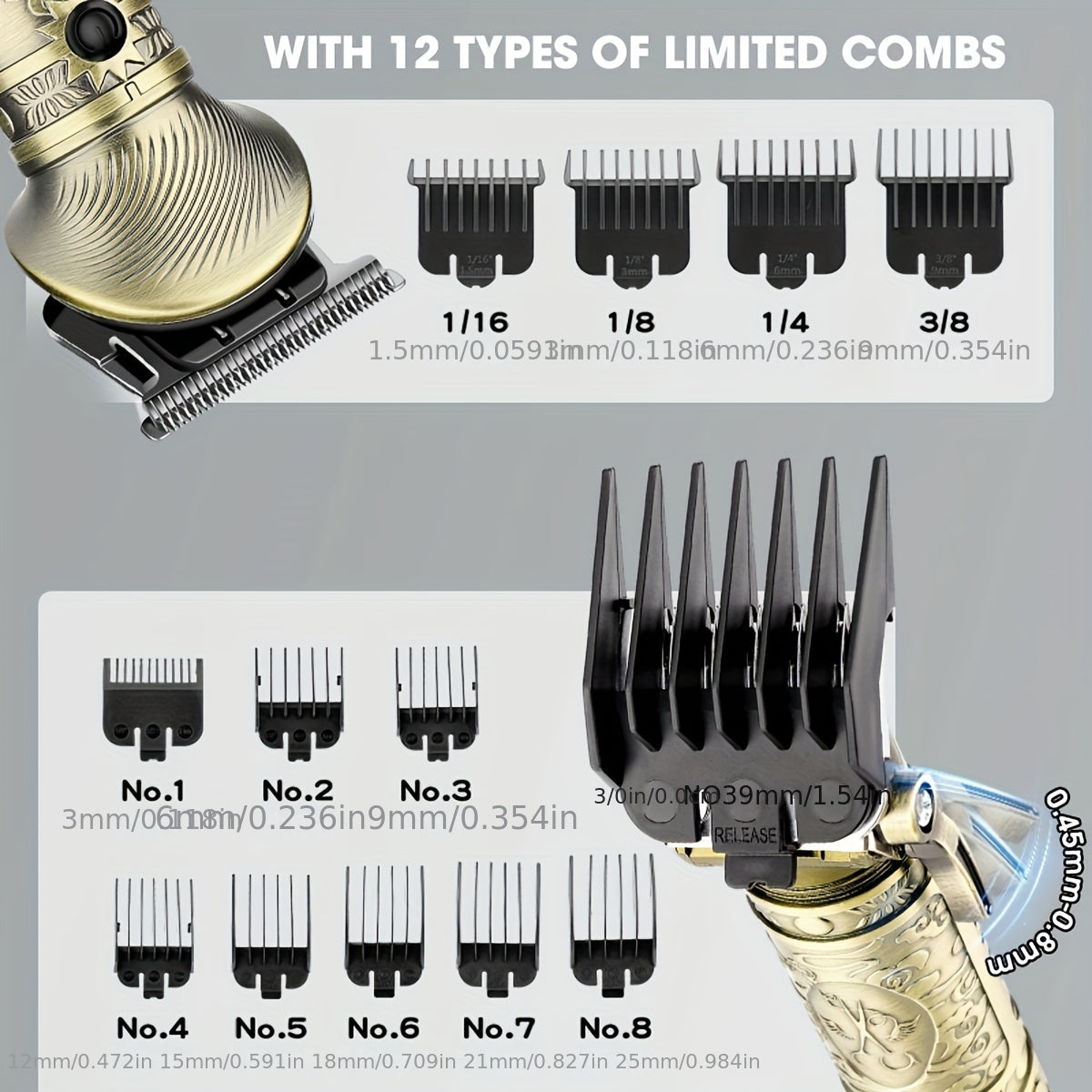 Hair Clippers For Men Professional