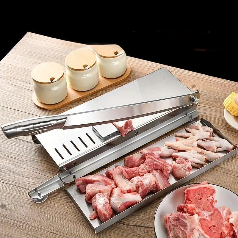 1pc Stainless Steel Manual Meat Slicer