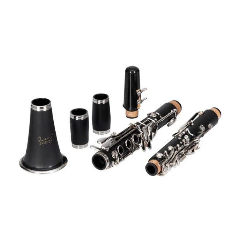 17 Keys Flat B Black Clarinet with Two Mouthpieces