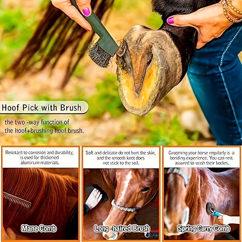 10-Piece Horse Grooming Kit