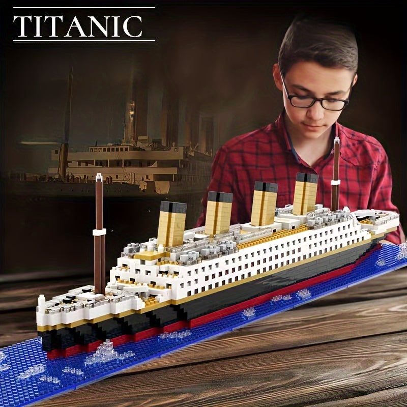 Titanic Model Building Blocks-assembled Ship - Heidi Ho Your Wellness Pro