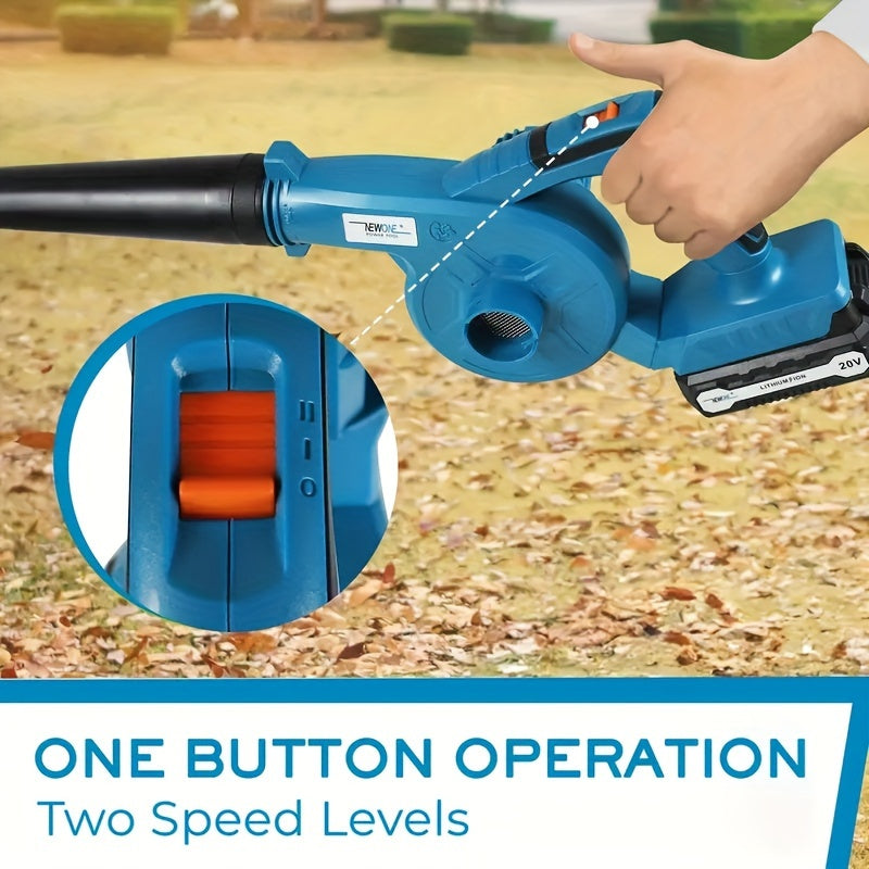 20V High-Capacity Cordless Leaf Blower - Heidi Ho Your Wellness Pro