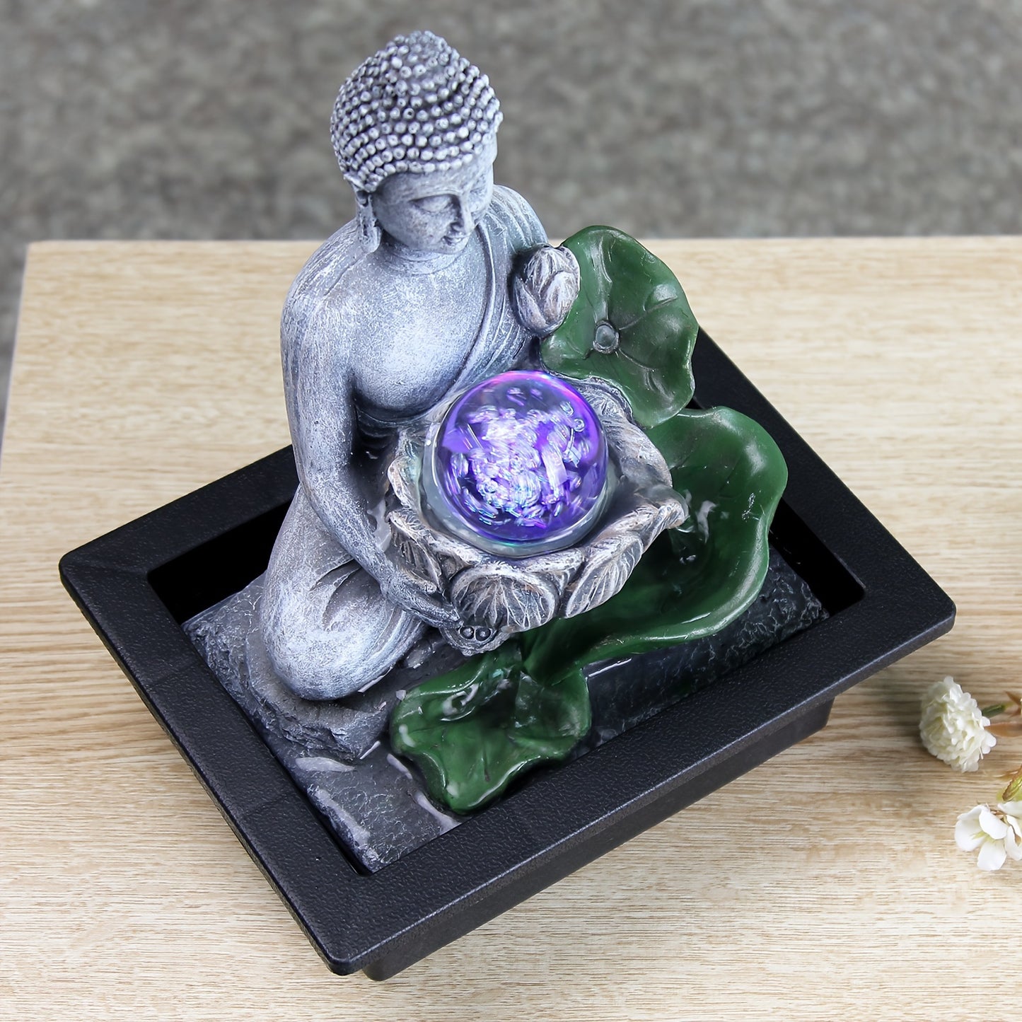 1pc USB Powered Buddha Tabletop Fountain