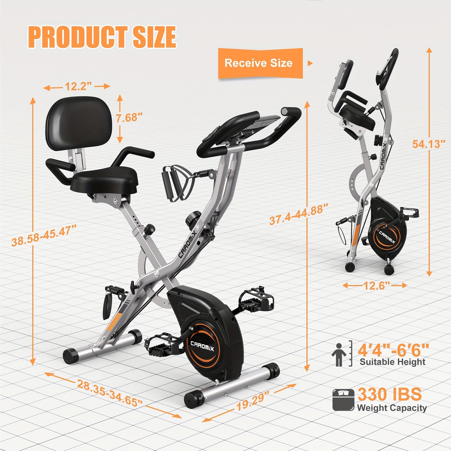 4 in 1 Multi-Functional Trainer with 16-Level Resistance