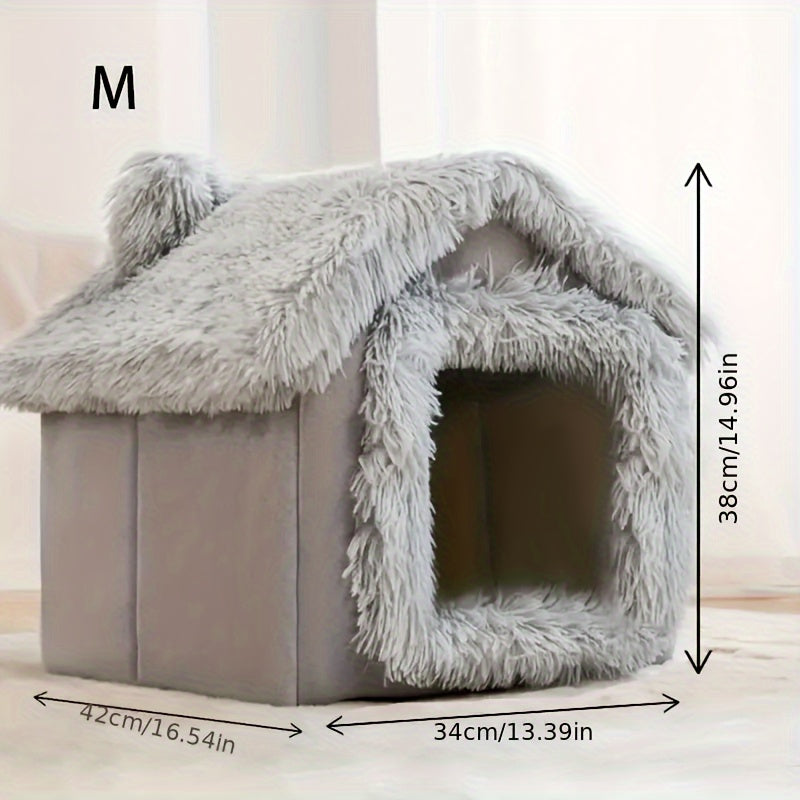 1pc Cozy Pet House Bed - Heidi Ho Your Wellness Pro