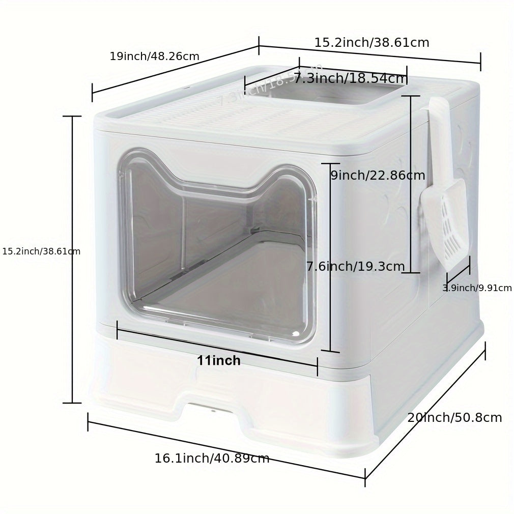 Foldable Cat Litter Box No Smell