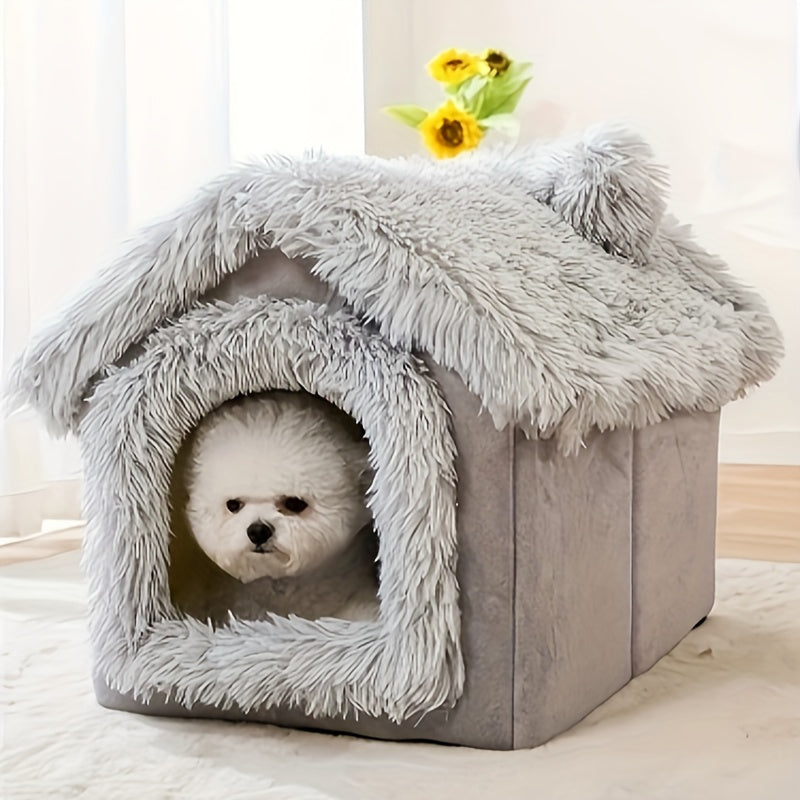 1pc Cozy Pet House Bed - Heidi Ho Your Wellness Pro